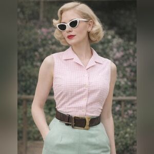 Betsey Johnson Belt with Copper Bow Buckle